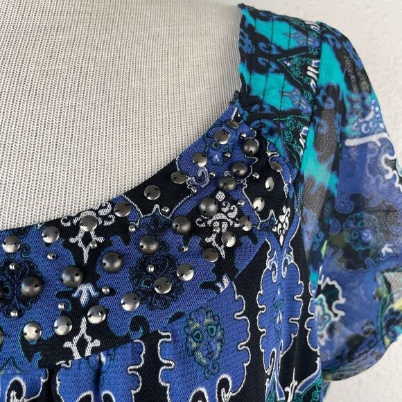 Apt. 9 Slightly Sheer Tunic Top Size XL EUC - Picture 3 of 9